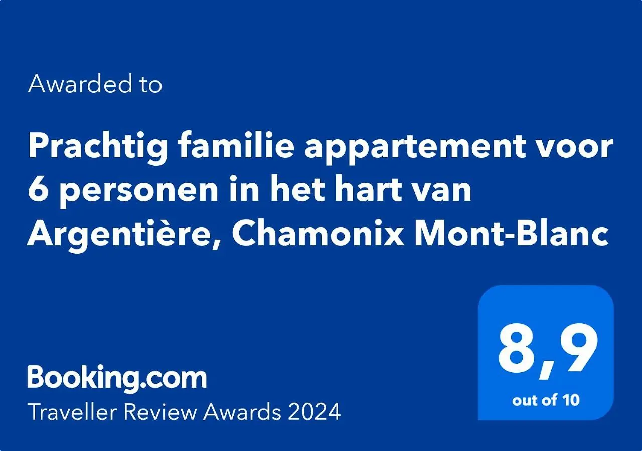 Apartment Prachtig Familie Appartement Voor 6 Personen In Het Hart Van Argentiere, Chamonix Mont-Blanc